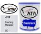 Preview: Jeep, Sterling Metallic, 3D: 1L Lackdose, von ATW Autoteile West.